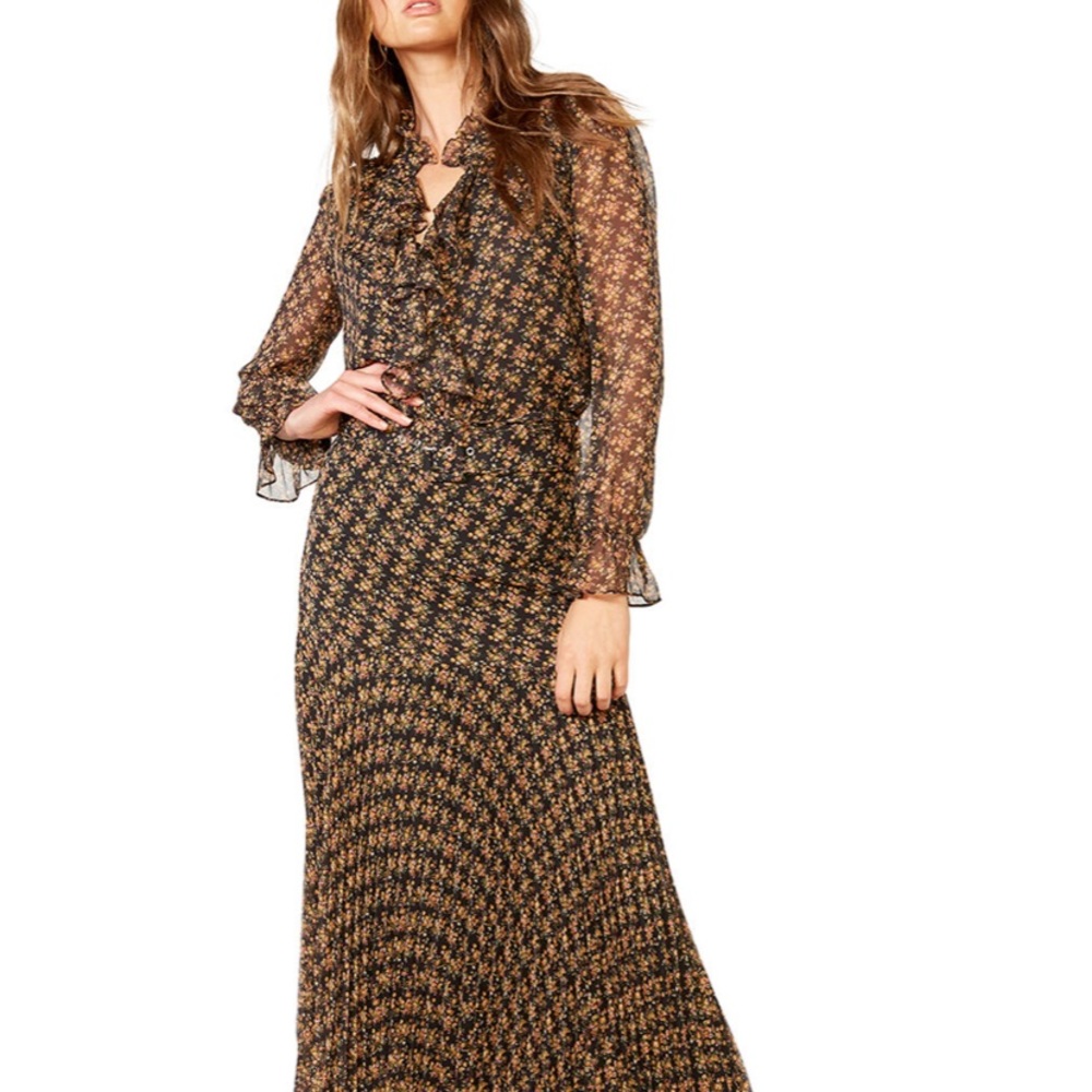 New Bardot dress women multicolor long sleeve size 10 - Picture 5 of 7